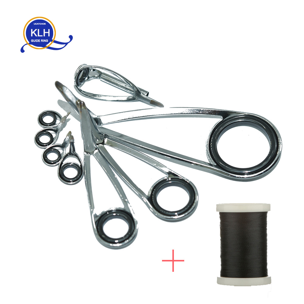 Fishing Rod Repair Kit - 8 개/키트 KLH 브래킷 스테인레스 스틸
