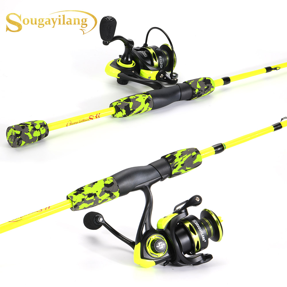 Fishing Rod Carbon Fiber - Sougayilang 스피닝 낚시 콤보 1.7m 카본