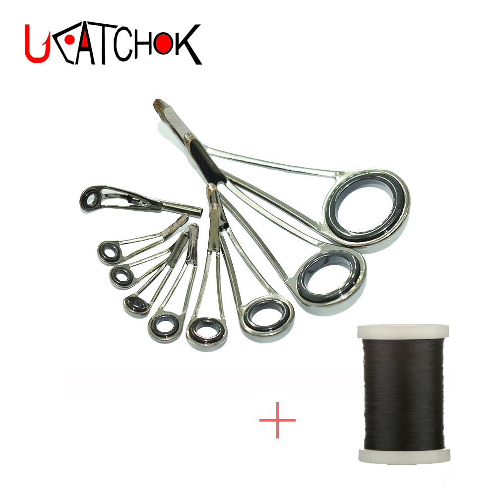 Fishing Rod Repair Kit - 9개/키트 락 트라우트 낚싯대 가이드 초경량