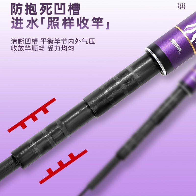 낚싯대 카본 파이버 텔레스코픽 스피닝 베이트캐스팅 여행 - Fishing Rod Surf 리뷰 및 가격