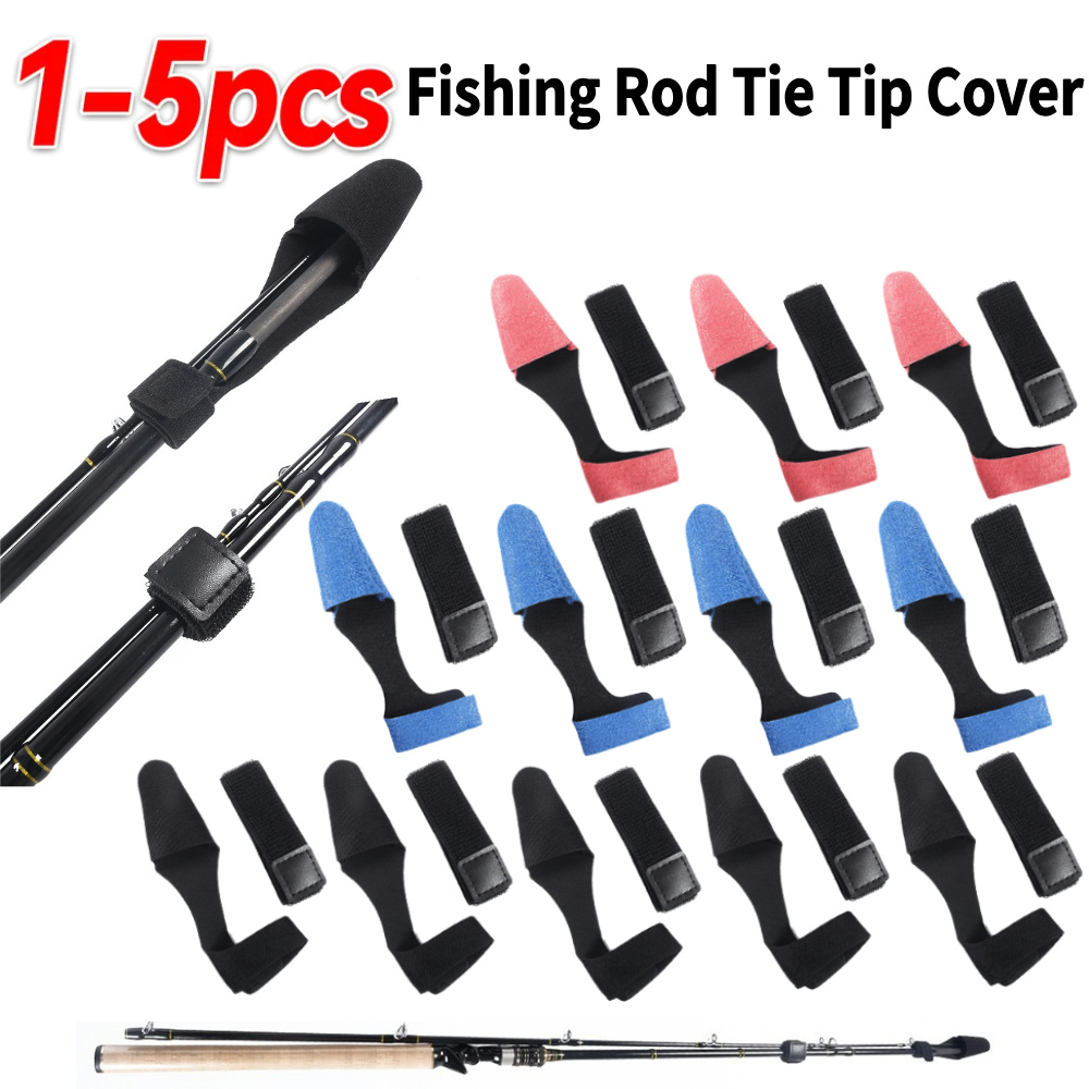 1-5PCS 낚싯대 타이 팁 커버 고탄성 테이프 보호  - Fishing Rod Case 리뷰 및 가격