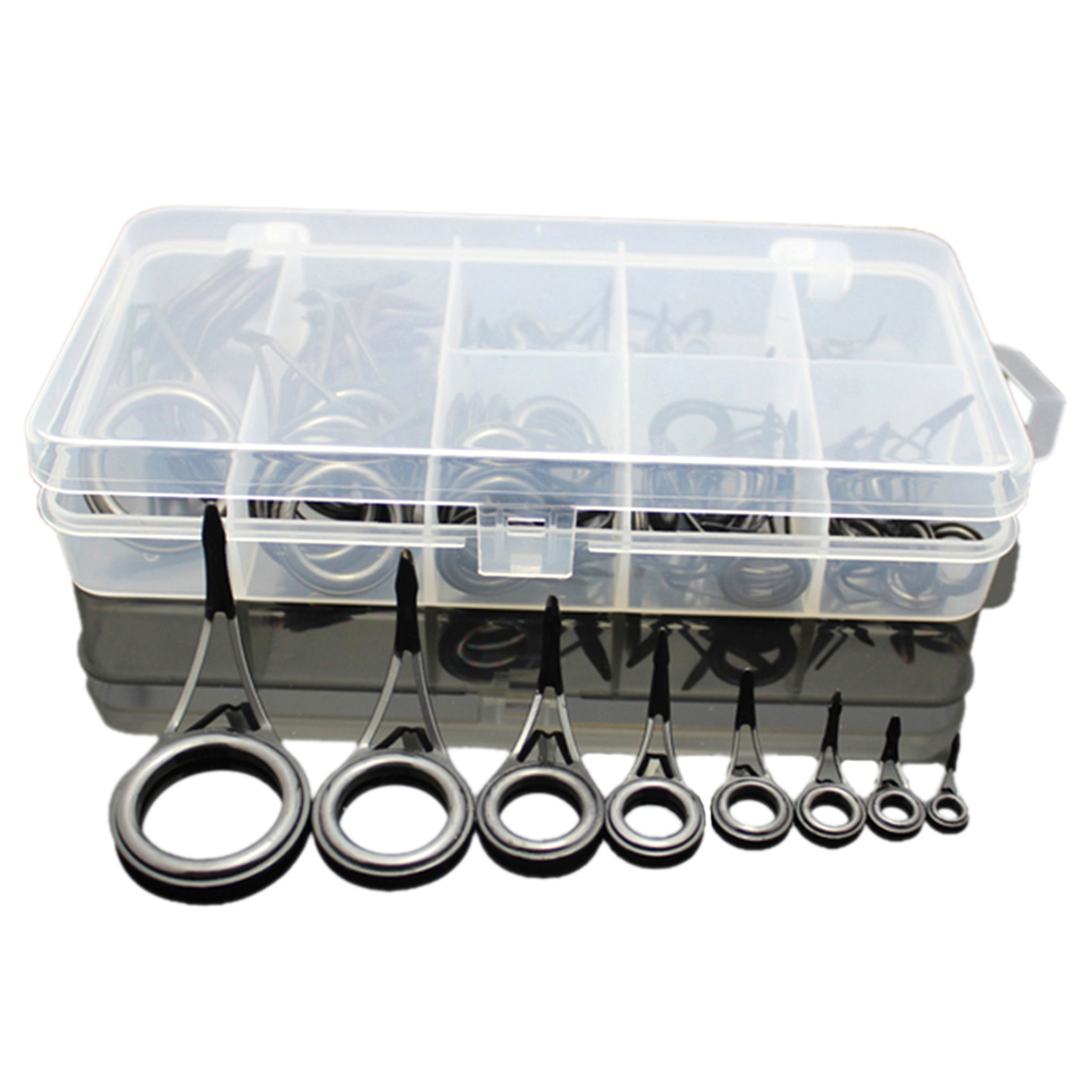 75pcs 다양한 크기 낚싯대 가이드 팁 낚시 라인 스 - Fishing Rod Repair Kit 리뷰 및 가격