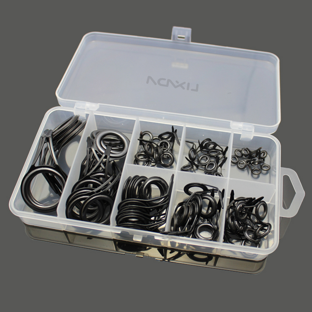 75pcs 다양한 크기 낚싯대 가이드 팁 낚시 라인 스 - Fishing Rod Repair Kit 리뷰 및 가격